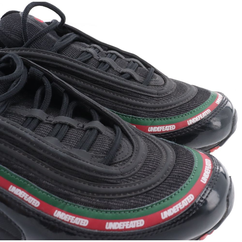 NIKE (ナイキ) ×UNDEFEATED AIR MAX 97 AJ1986-001 アンディフィーテッド エアマックス97 ローカットスニーカー ブラック US9/27cm