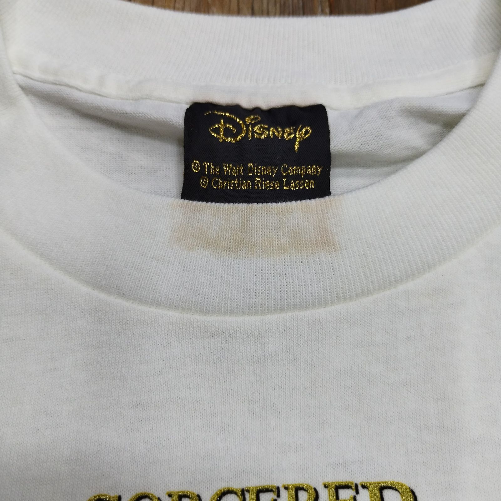 DISNEY ディズニー Christian Lassen ラッセン Tシャツ ソーサラー 