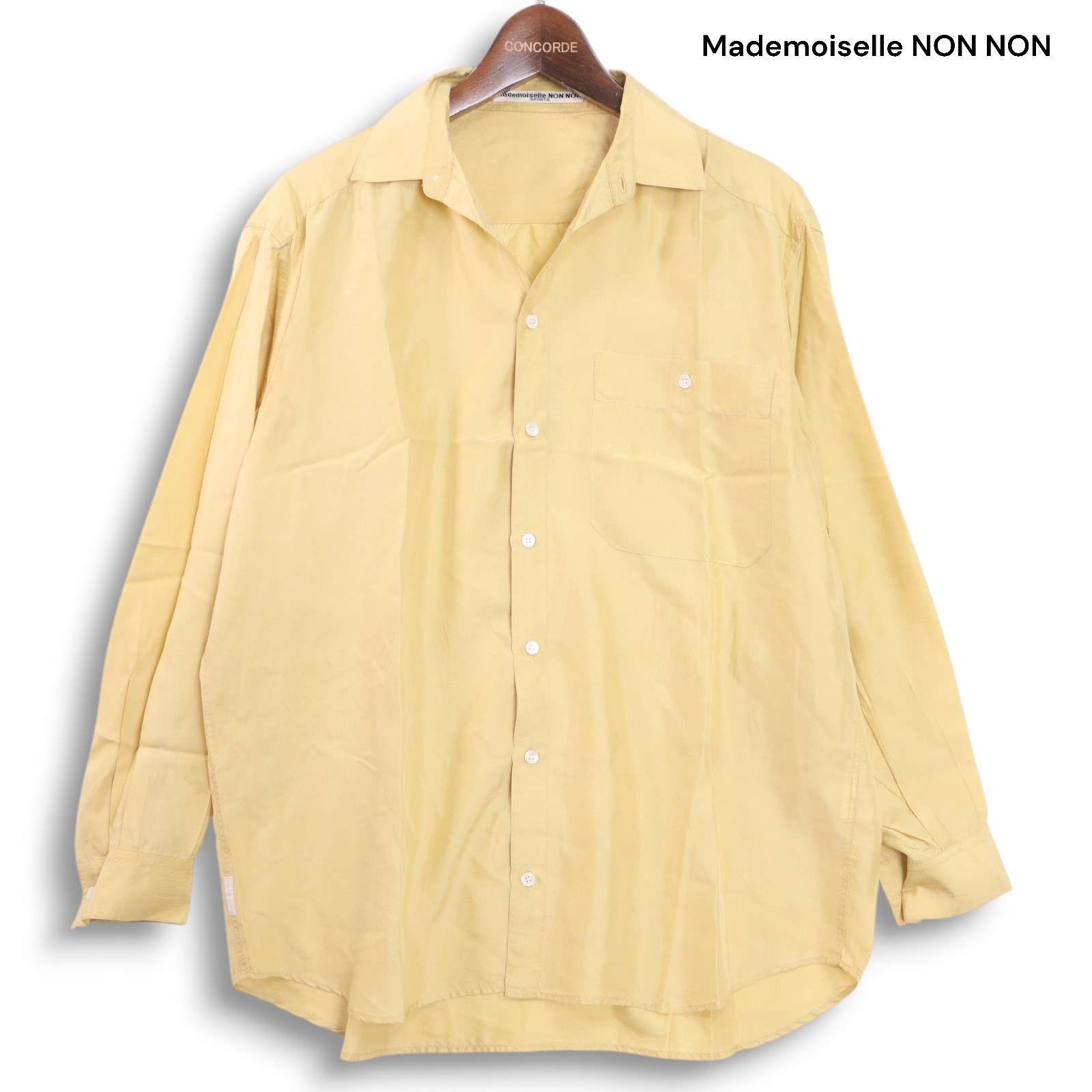 6643⑦MademoiselleNONNON アドモアゼルノンノン 長袖シャツ 6643⑦MademoiselleNONNON アドモアゼルノンノン 長袖シャツ