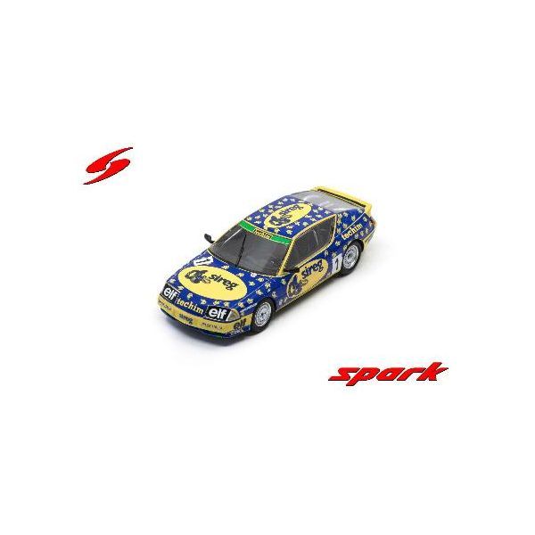 【新品・7営業日以内発送】SPARK JAPAN 9580006973337 S7333 1／43 Alpine V6 Turbo No．1Champion Renault Elf Turbo Europa Cup 1988M【沖縄離島販売不可】