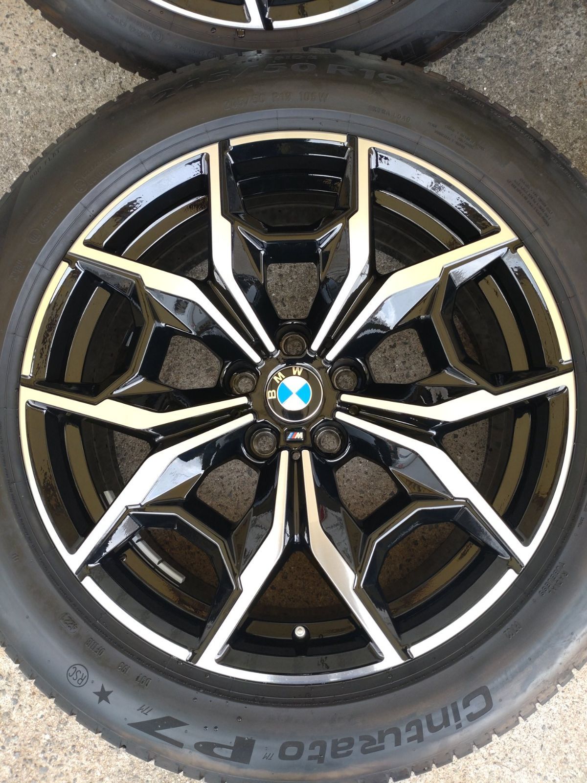 BMW G01 X3 Mスポーツ純正 19インチ 7.5J 32 5H PCD 112-5Ｈ＆ PILELLI Cinturato P7 245 50R19 4本セット