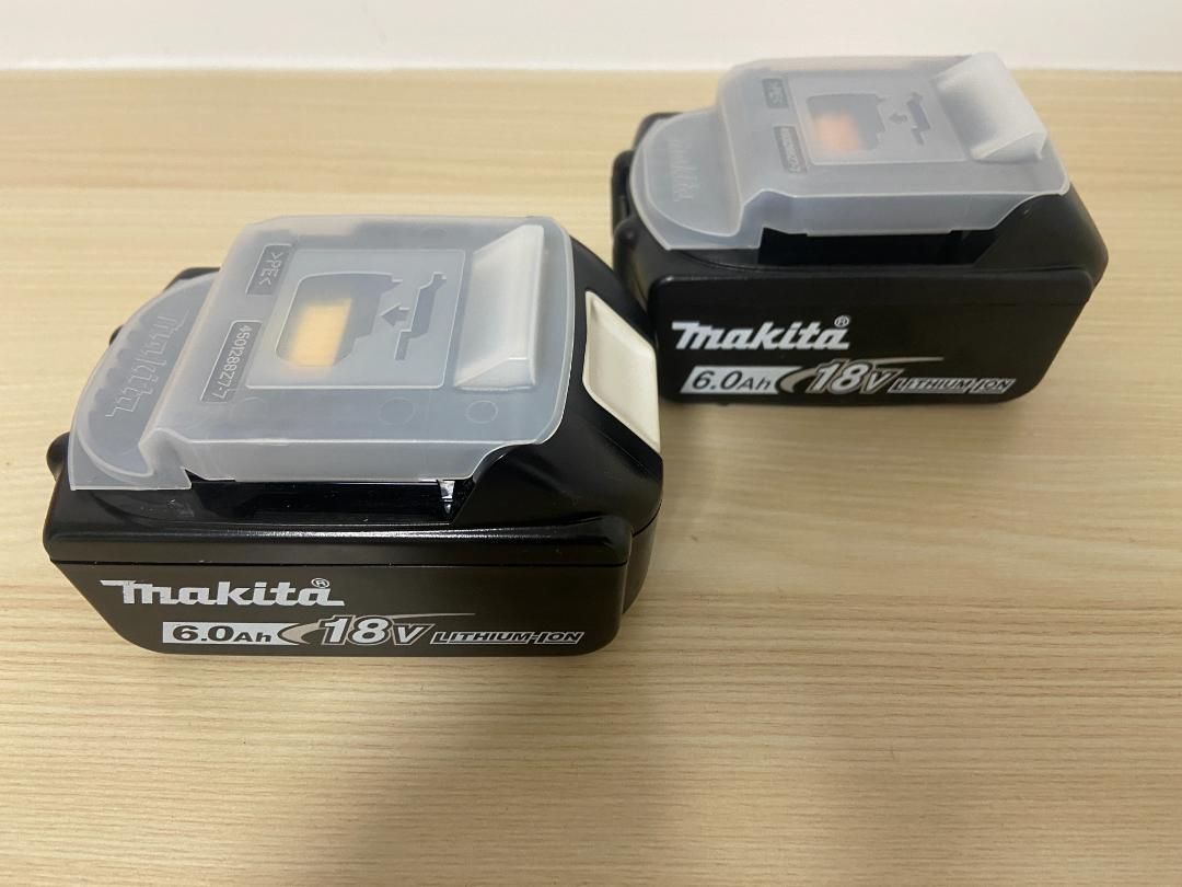 Makita 18V リチウムイオンバッテリー 6.0Ah BL1860D 2個セット