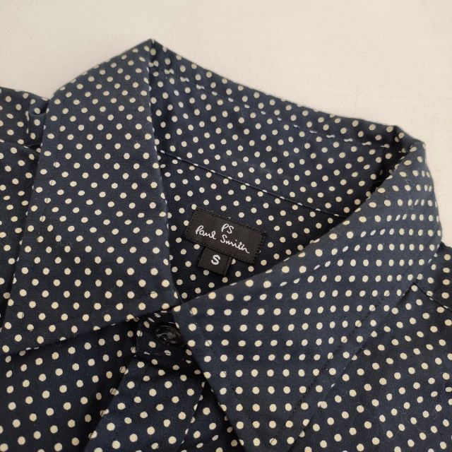 Paul Smith PS ドット柄 213619 164H 長袖シャツ ブラック