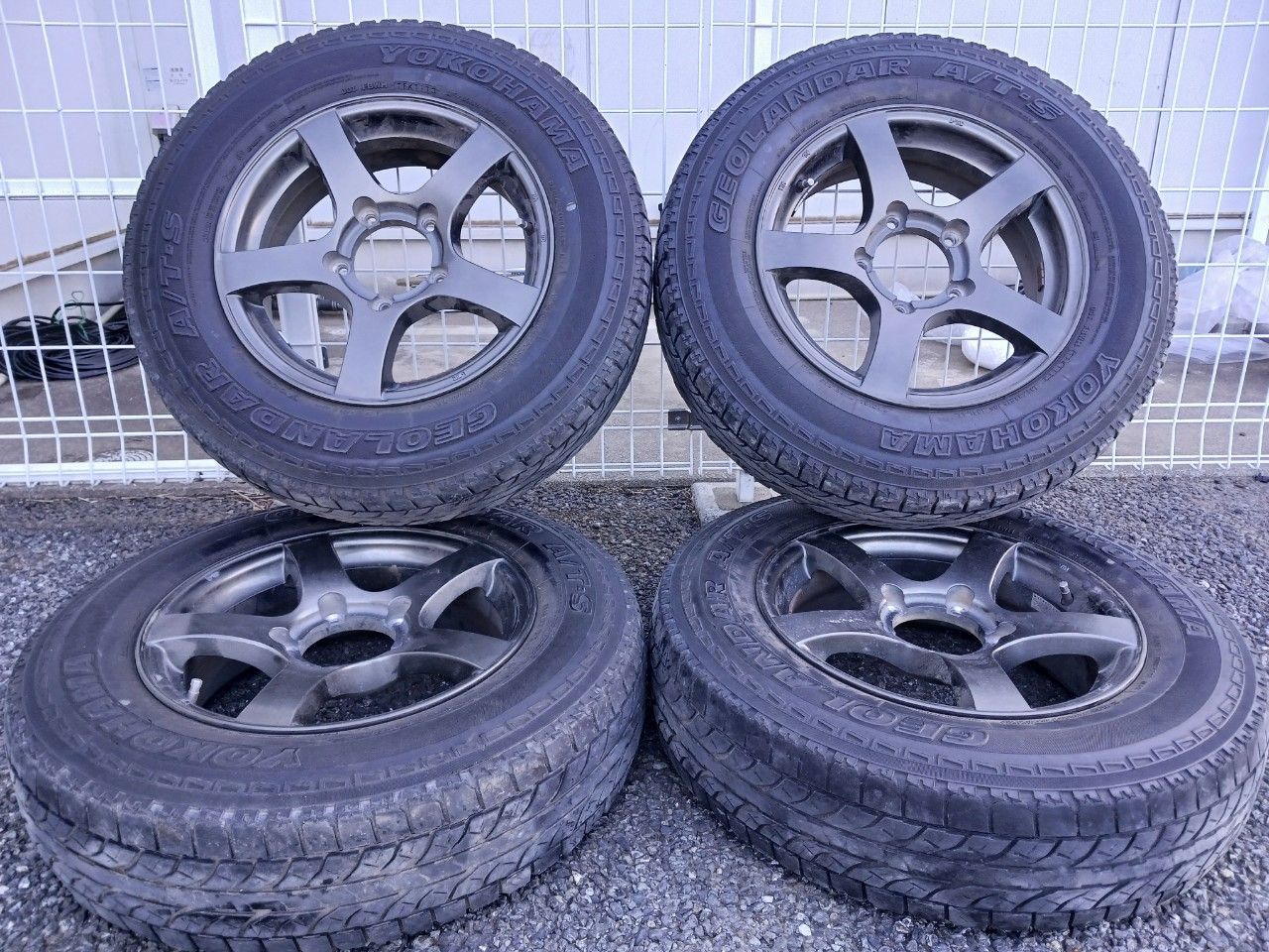 社外アルミホイール×サマータイヤセット PCD139.7 5H GEOLANDAR 185 85 R16 ジムニー等へ