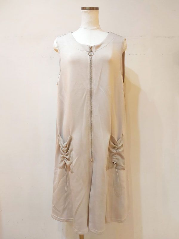 公式正規取扱い MN Knit Factory エムエヌ ニットファクトリー women s ロングベスト BEIGE