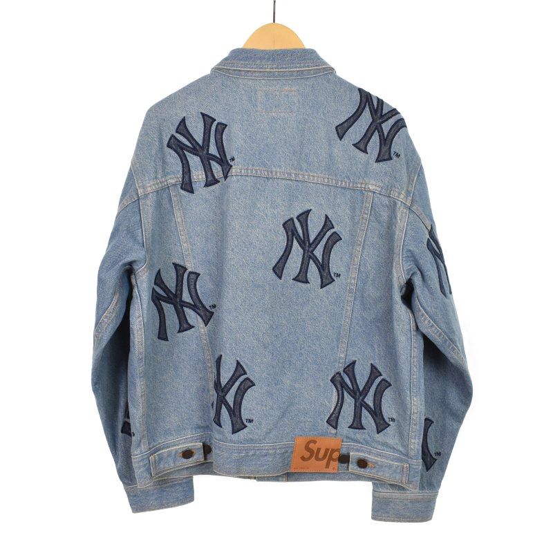 シュプリーム SUPREME MLB 21FW NEW YORK YANKEES DENIM TRUCKER