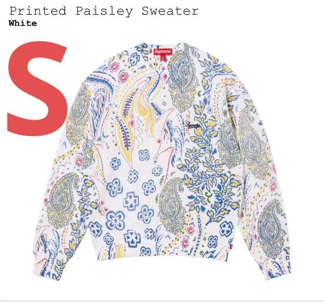 Supreme Printed Paisley Sweater S