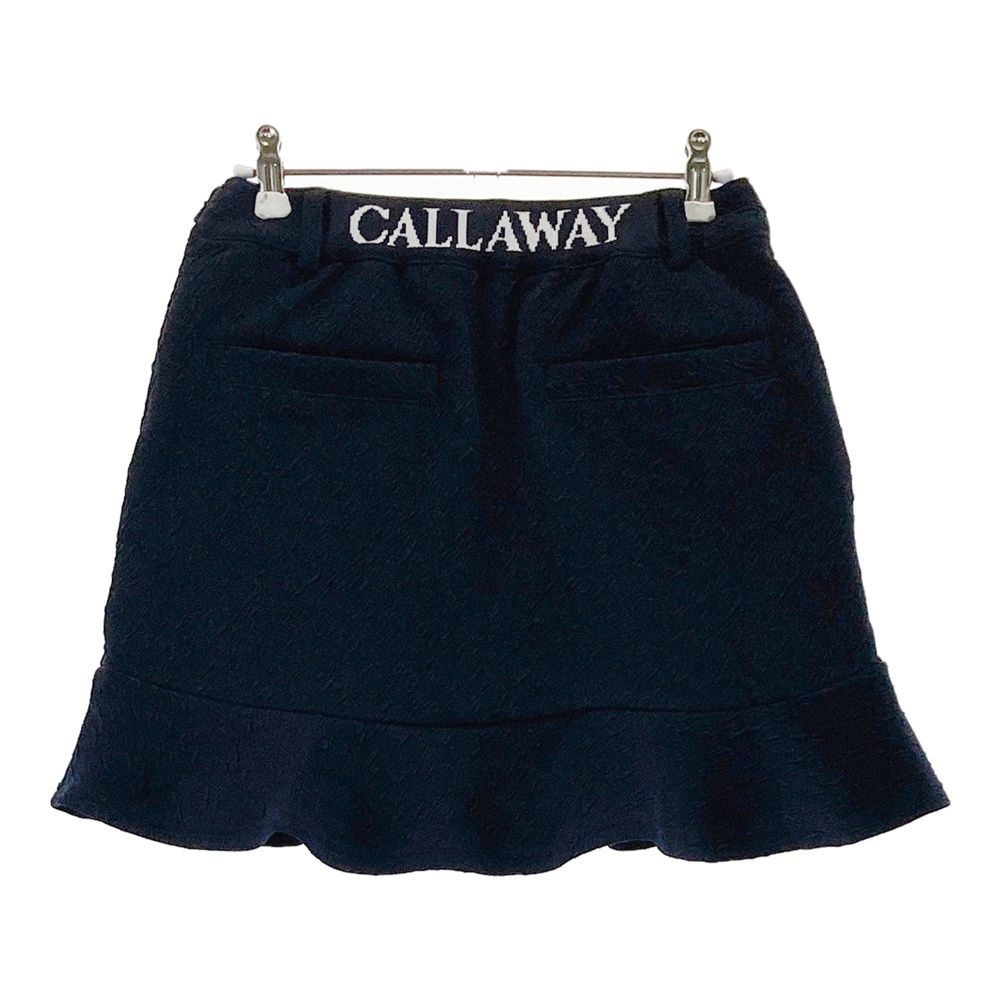 サイズ S CALLAWAY キャロウェイ モデル ストレッチスカート 総柄 ネイビー系 240101527479 ゴルフウェア レディース ストスト