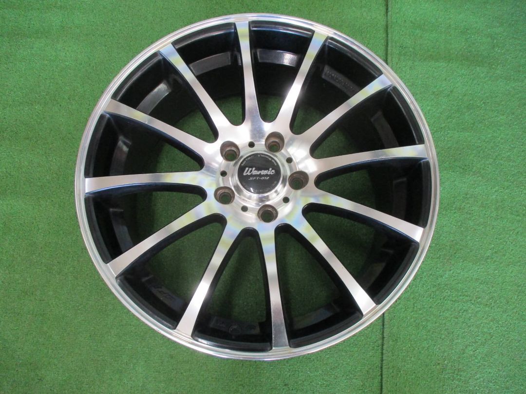 ワーウィックSFT-012 8J-18 5H114.3 45 クラウン カムリ フーガなど ホイール 4本 Y94 大和店