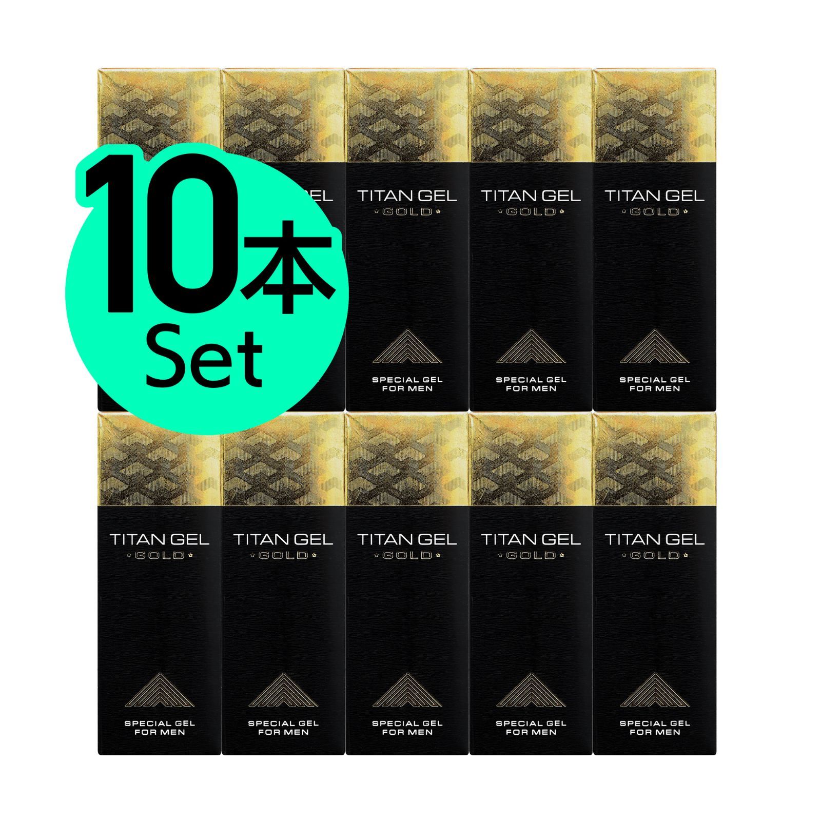タイタンジェルゴールド 10本セット TITAN GEL GOLD 10 pieces