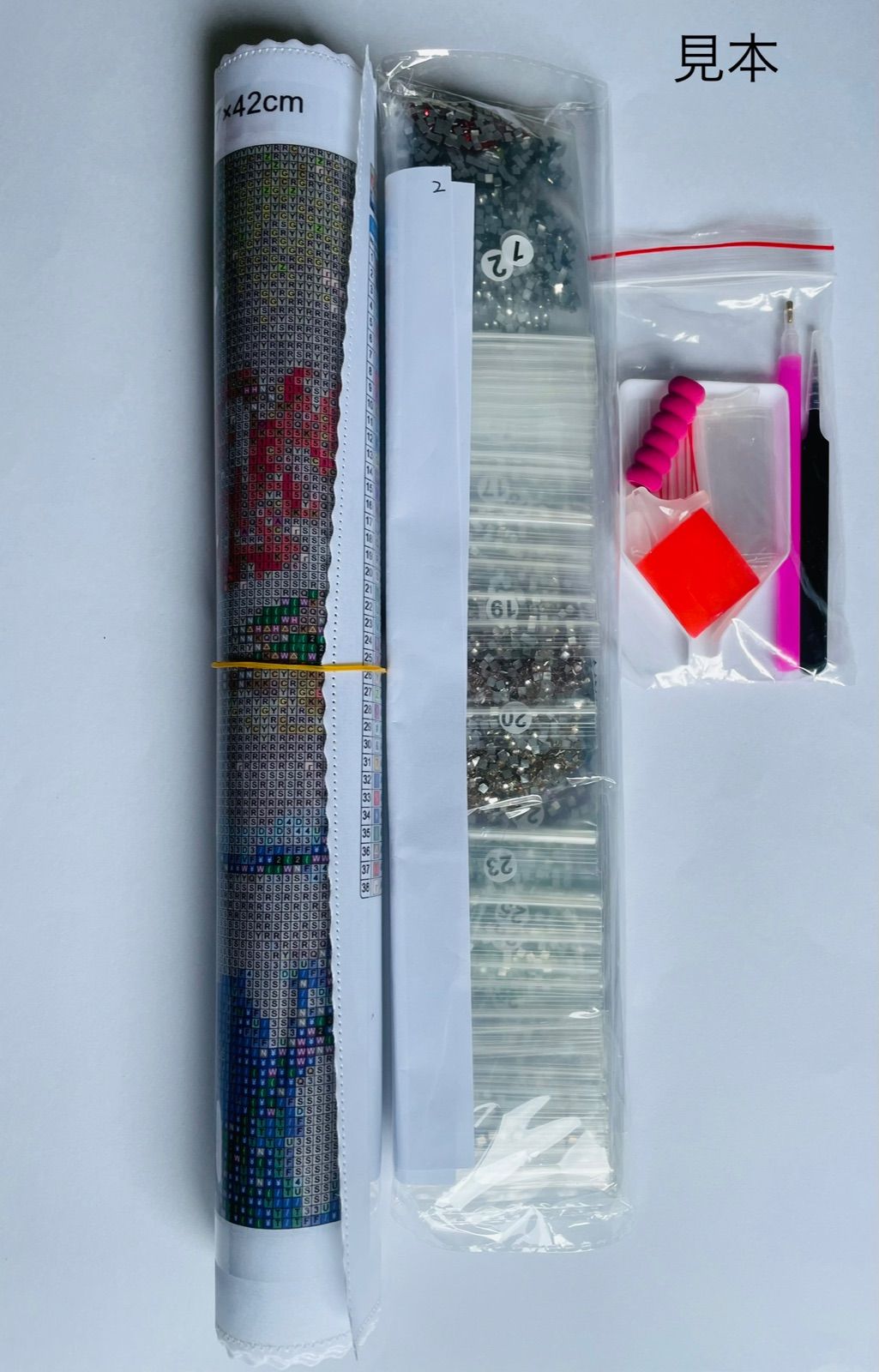 再入荷！ALL樹脂オーロラビーズ　ダイヤモンドアートキット　A3  桜ジュース : ALL樹脂オーロラビーズ ダイヤモンドアートキット A3