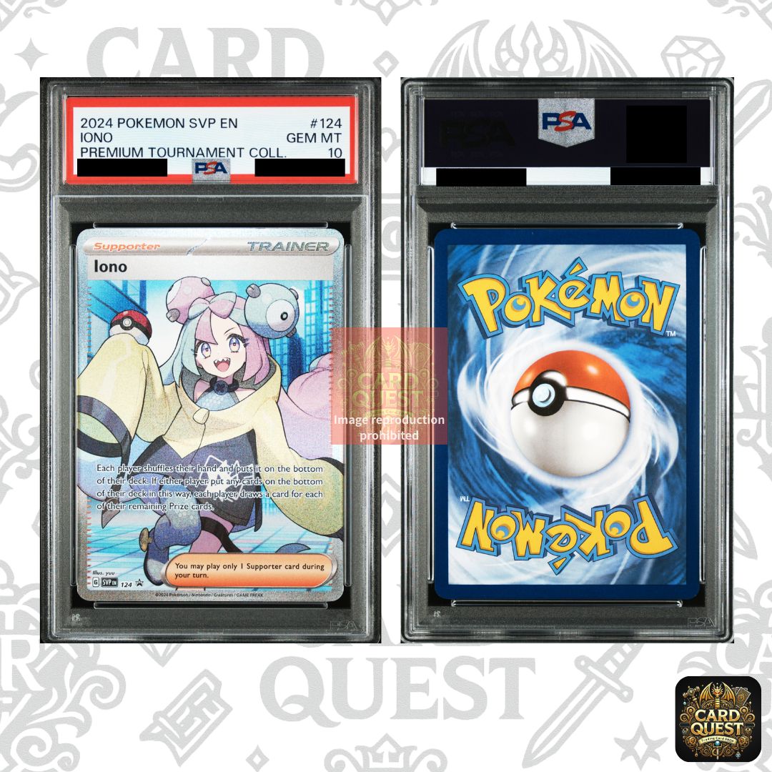 ☆フォローで5％OFF！【PSA10鑑定品】ナンジャモ SR 英語版 124