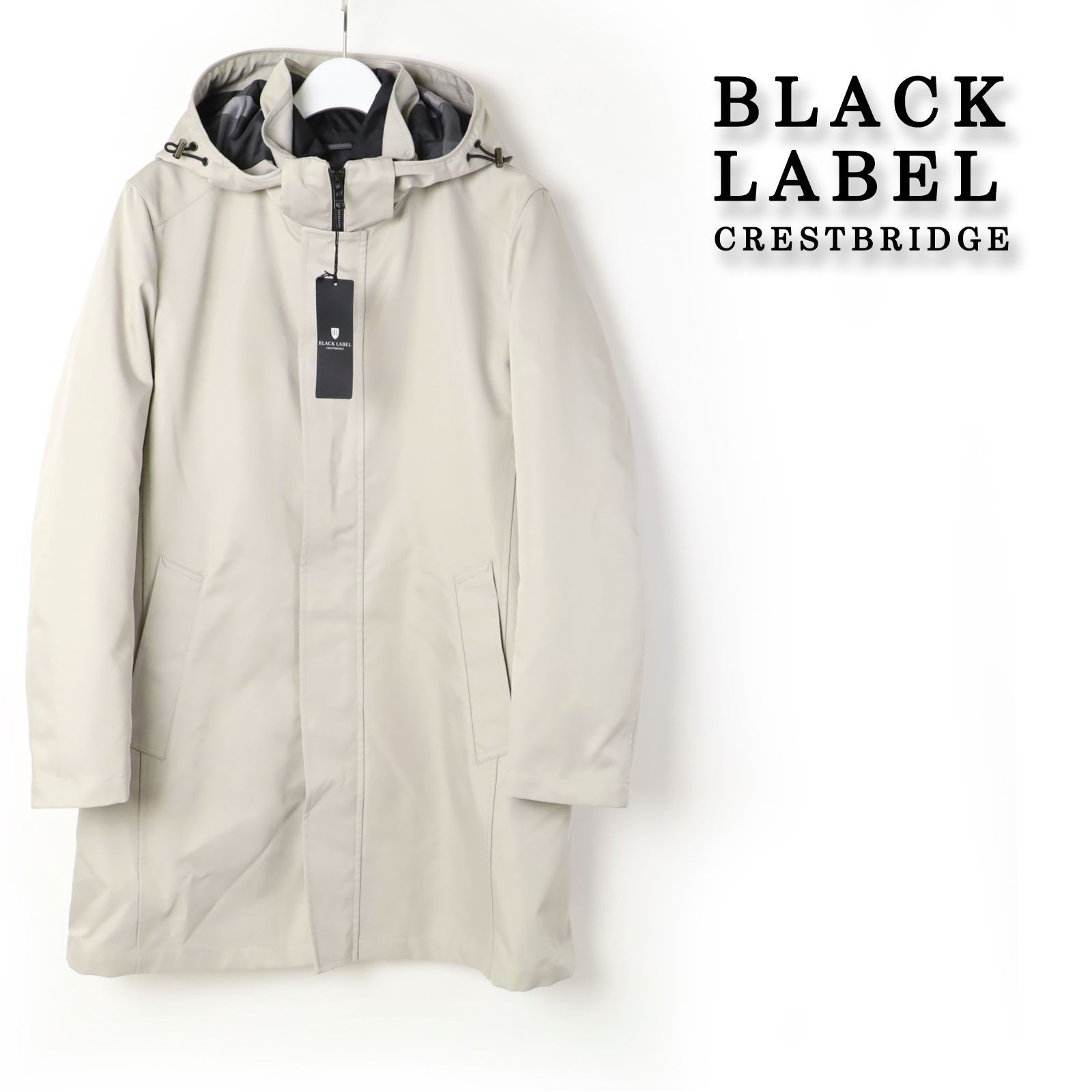 ブラックレーベル クレストブリッジ 3way モッズコート BLACK LABEL 中わたブルゾン アウター コート L -461