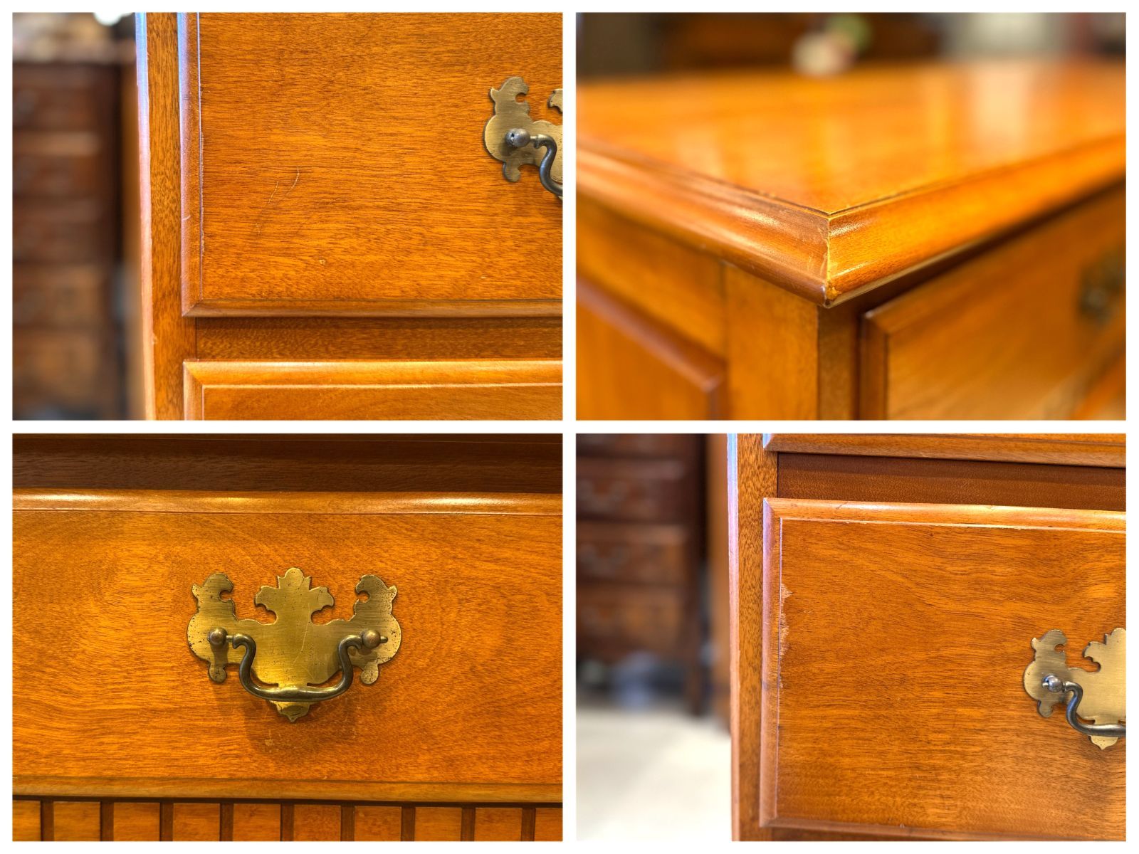 アーリーアメリカンスタイルラージチェスト 引き出し