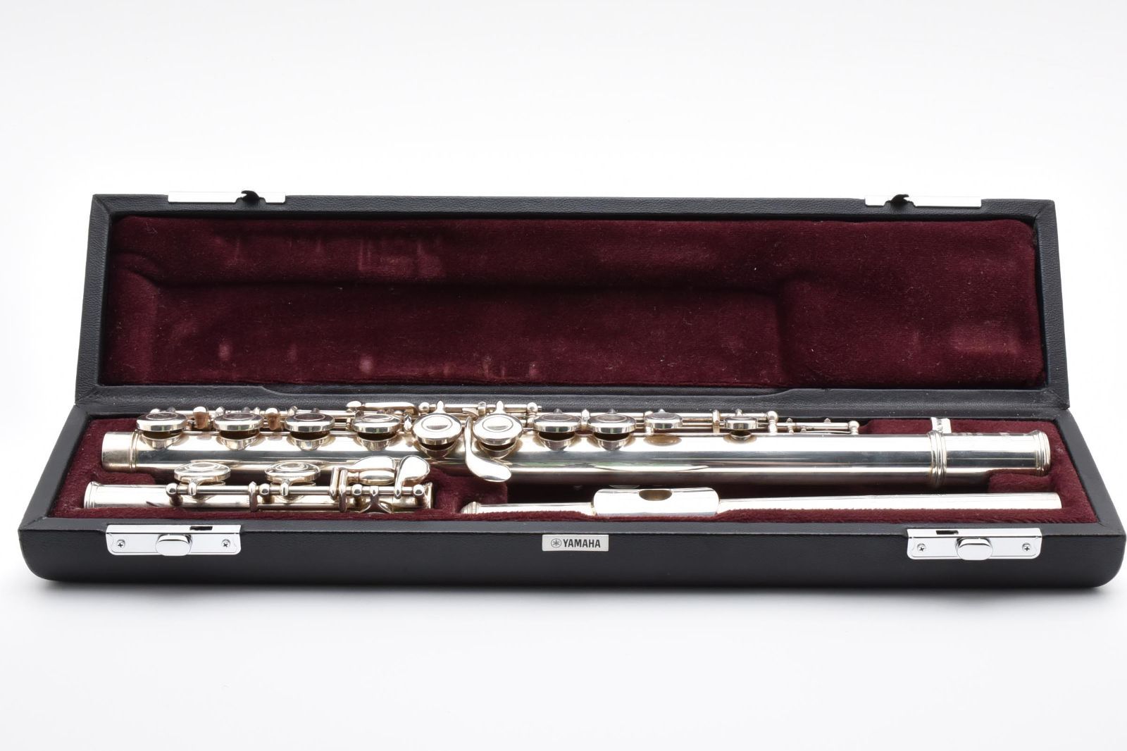YAMAHA YFL-411 フルート 銀製 925 ヘッド管 主管 足部管 Ag925 ケース付 ヤマハ 吹奏楽 除菌済 シリアルD78513