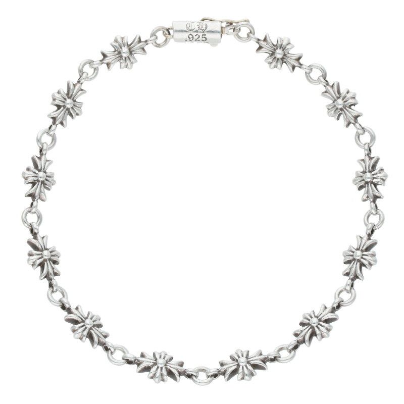 タイニー E プラス ブレスレット シルバー925 クロス 12リンク 4700 クロムハーツ TNY E CH PLS/タイニーECHプラス シルバー
