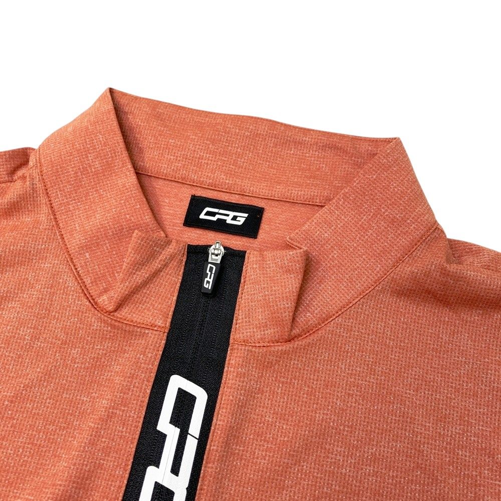 サイズ：2 CPG GOLF シーピージーゴルフ ハーフジップ半袖T