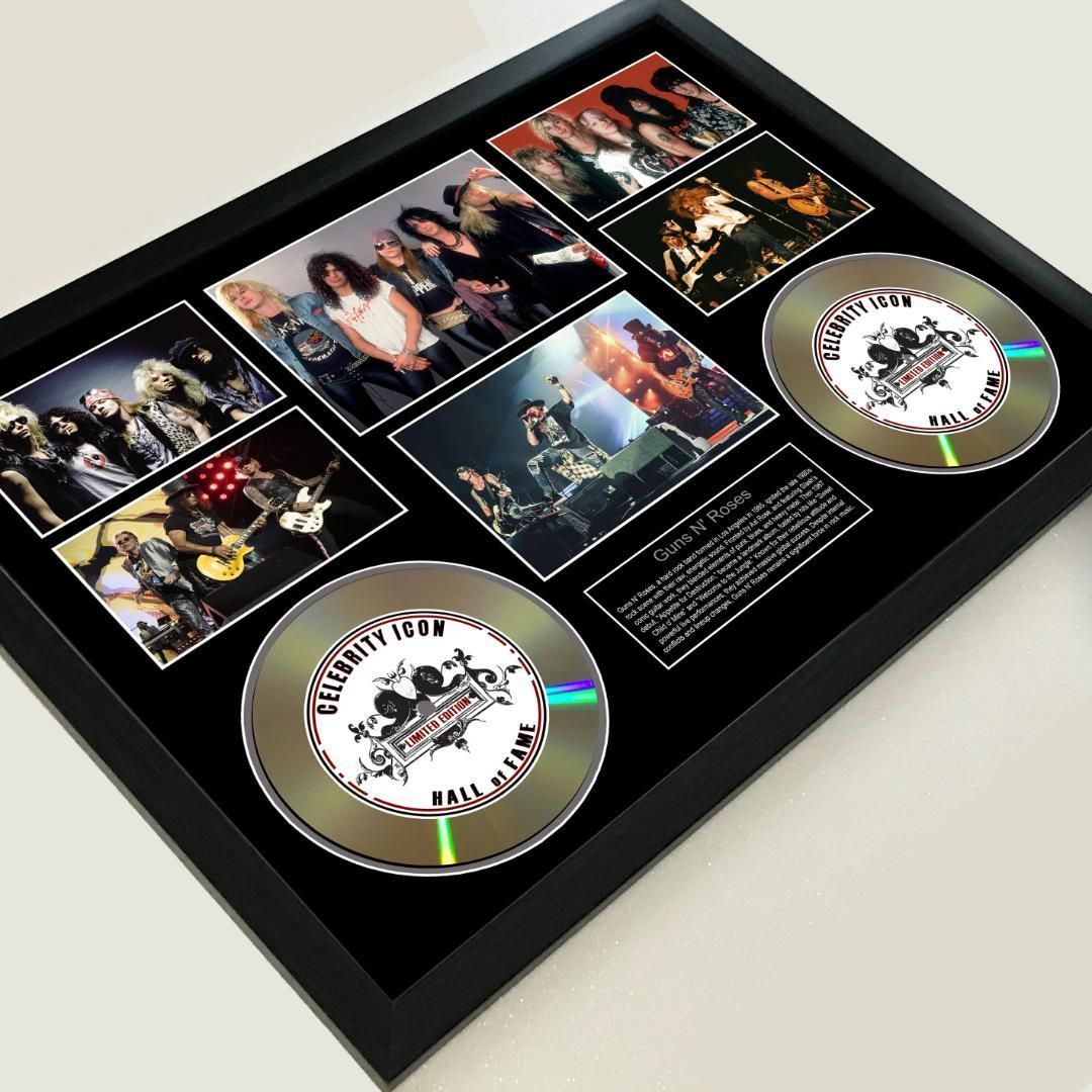 ガンズ アンド ローゼズ セレブリティー アイコンフレーム ロック 証明書付1