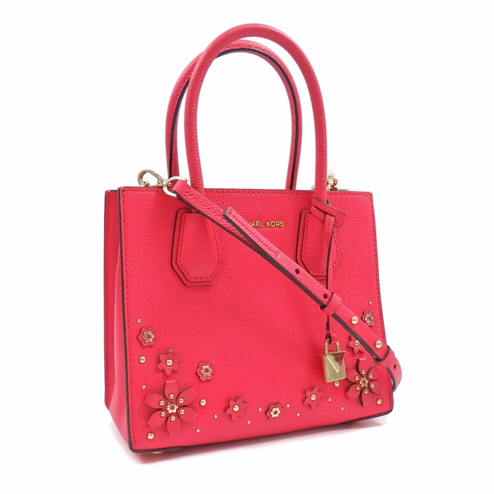 マイケル コース Michael Kors マイケルコース ハンドバッグ レディース レッド 赤 レザー ショルダー