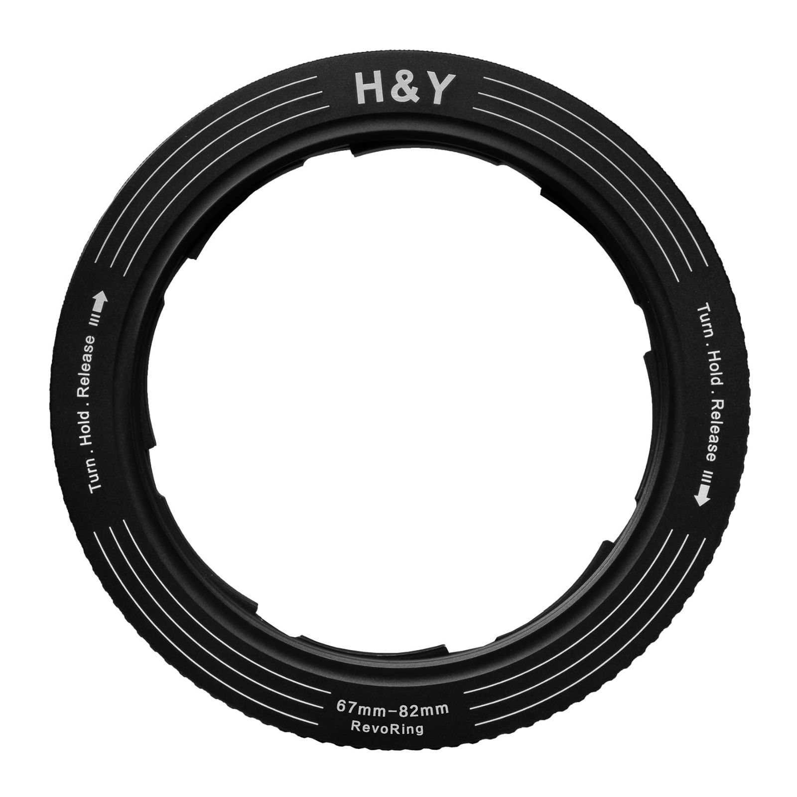 人気商品 H-Y ステップアップリング REVORING 67-82mm ブラック レボリング フィルター径変換アダプター 82mmフィルター用 可変式 RS82