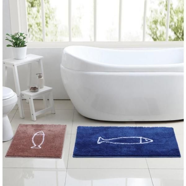 バスマット 大判 滑り止め 魚柄 吸水 安全 おしゃれ 40 60 45 65 50 80 45 120 4種類 安い 洗面所 足ふき キッチンマット 玄関 やすい0219CYB88 登場