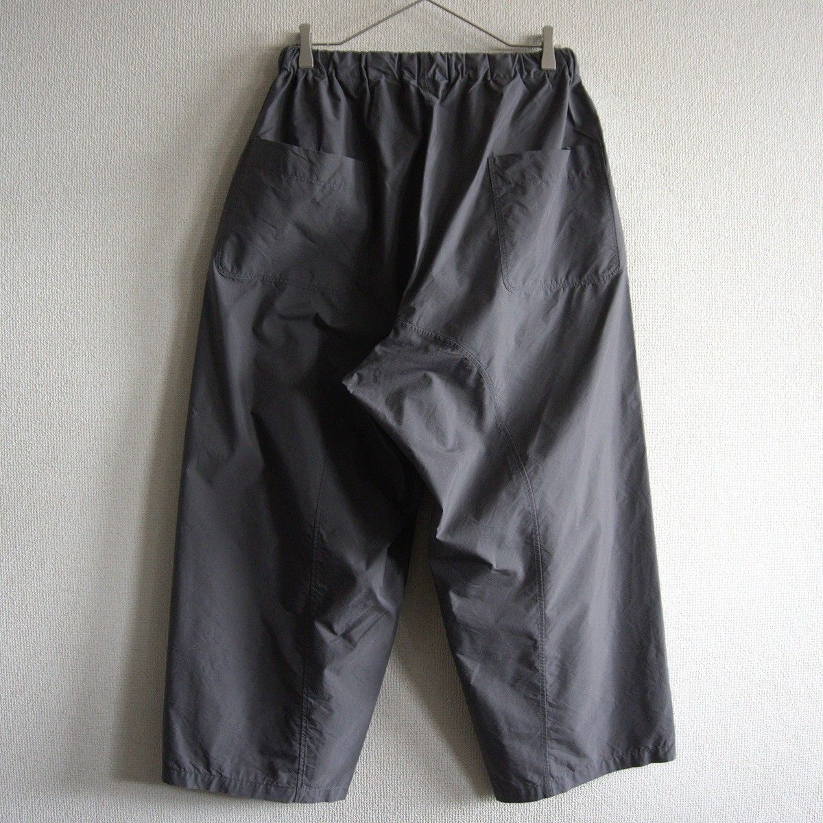 24 SS ARTS-SCIENCE EASY PANTS イージー パンツ 2 グレー コットン ナイロン アーツ＆サイエンス