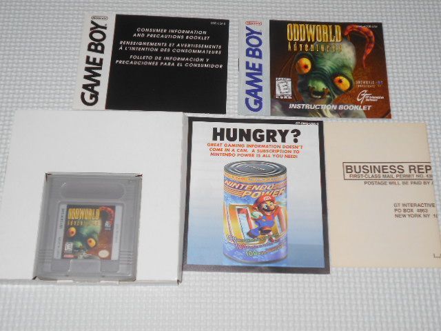 ゲームボーイ - GB★ODDWORLD Adventures 海外版 北米版 ハガキ付 GB☆ODDWORLD Adventures 海外版 北米版 ハガキ付 端子清掃済