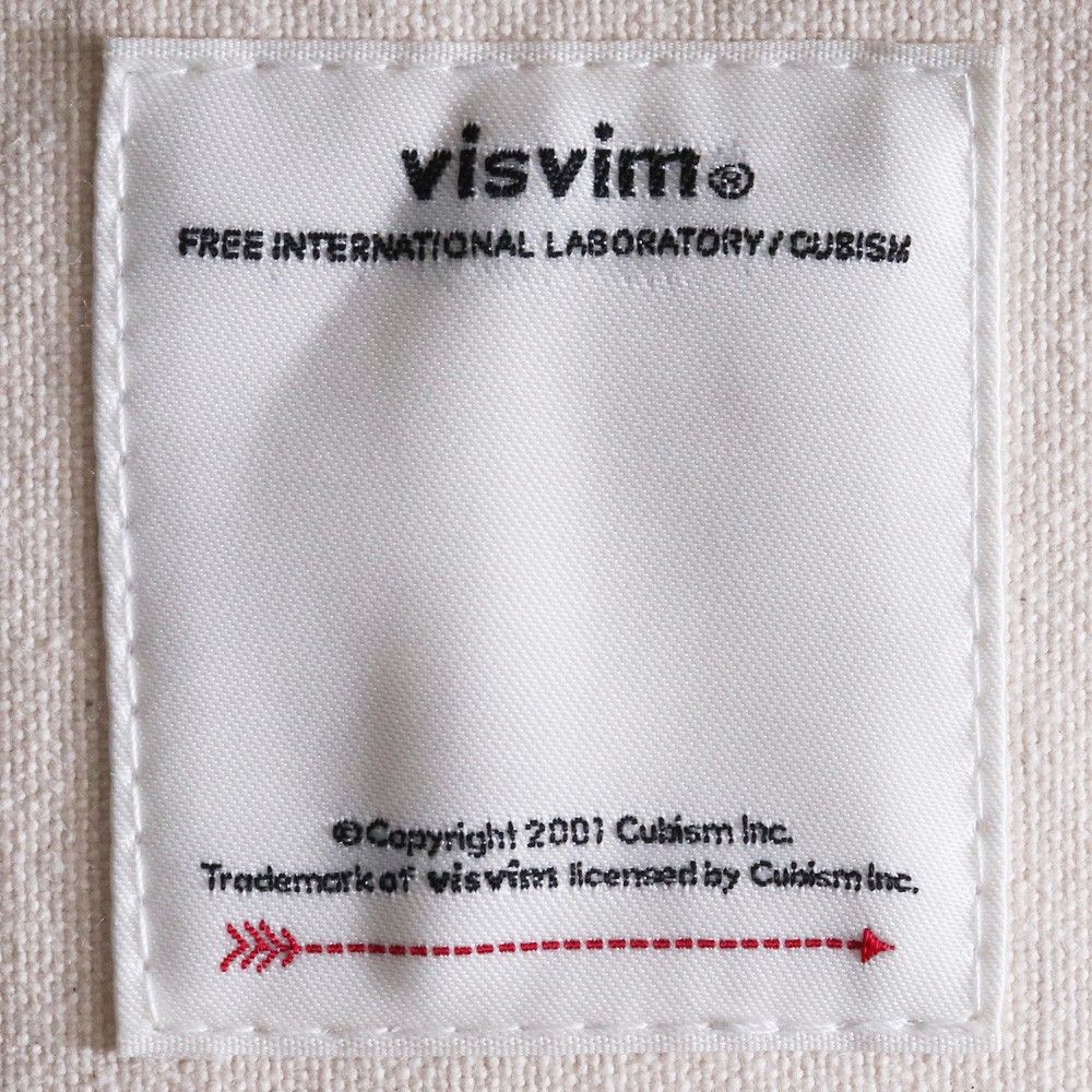 VISVIM STENCIL CANVAS TOTE Fサイズ アイボリー