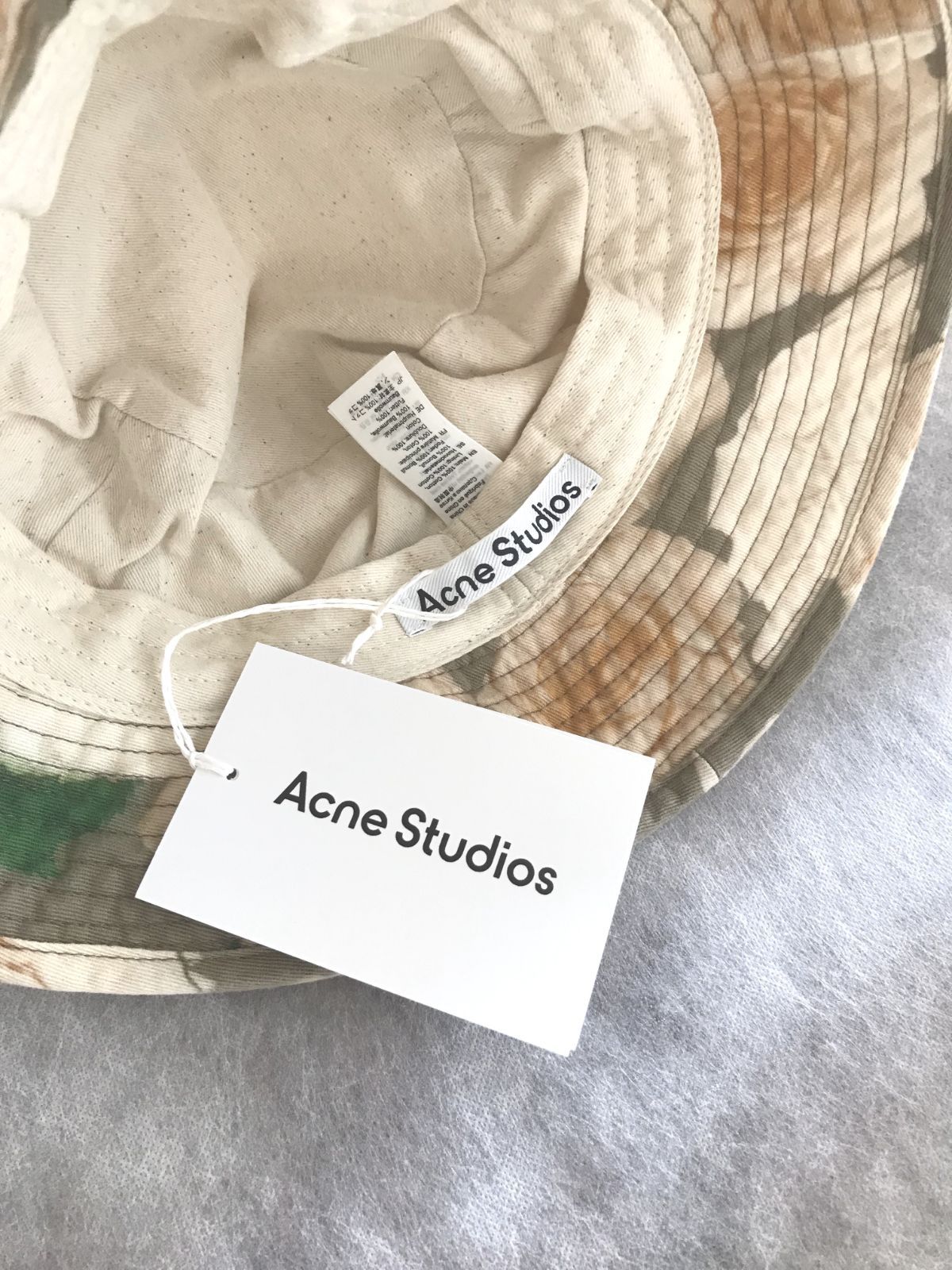 Acne Studios アクネ ストゥディオズ 花柄 バケットハット - メルカリ