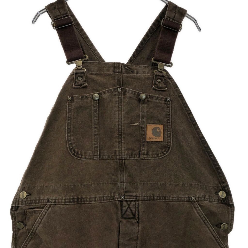 90年代 USA製 Carhartt カーハート 中綿 ダック ダブルニー ビブ