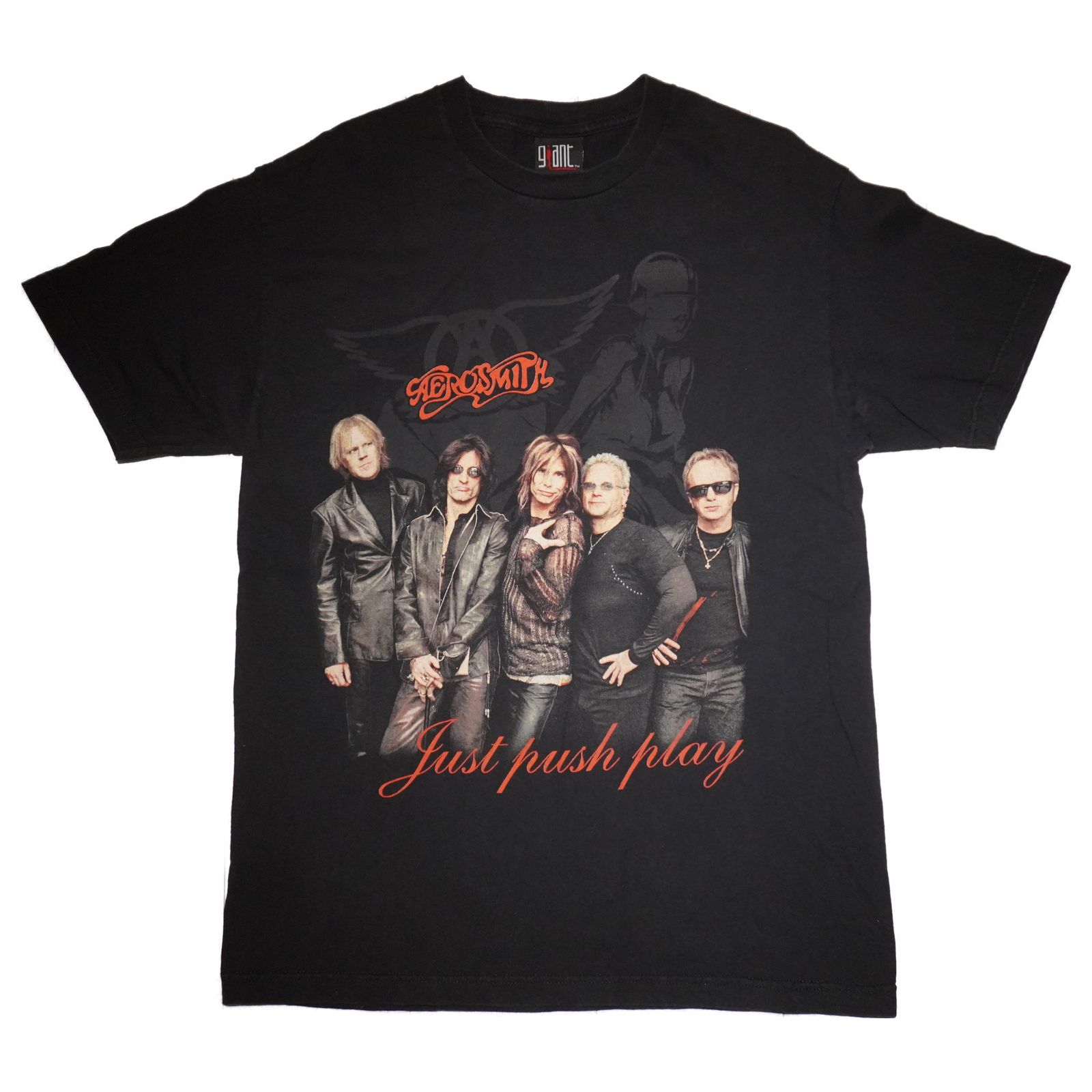 L】Aerosmith 2001 Just Push Play Sorayama ヴィンテージT