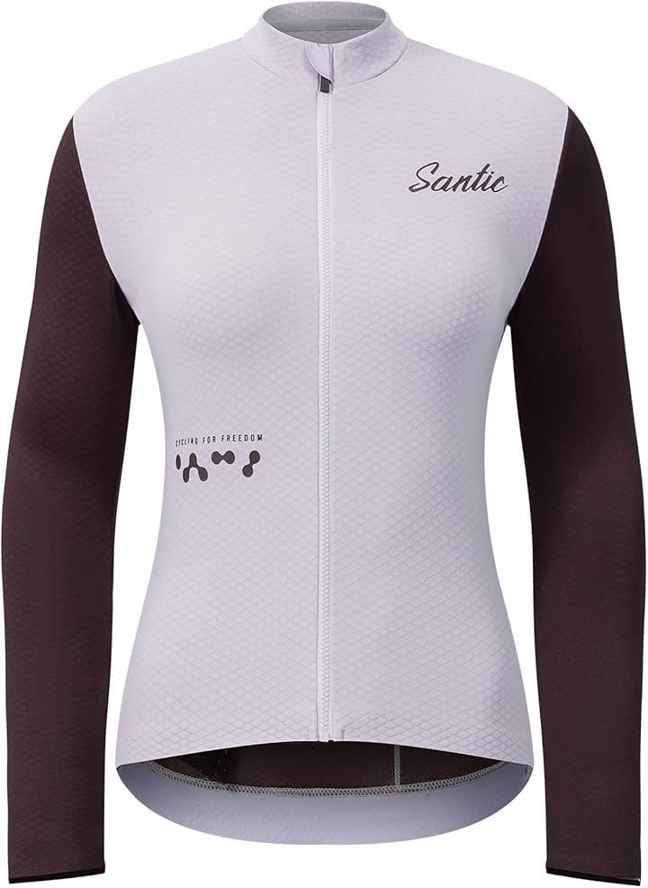  サイクルジャージ 長袖 レディースSサイズ 裏起毛 Santic(サンティック) レディース サイクルジャージ 長袖 裏起毛