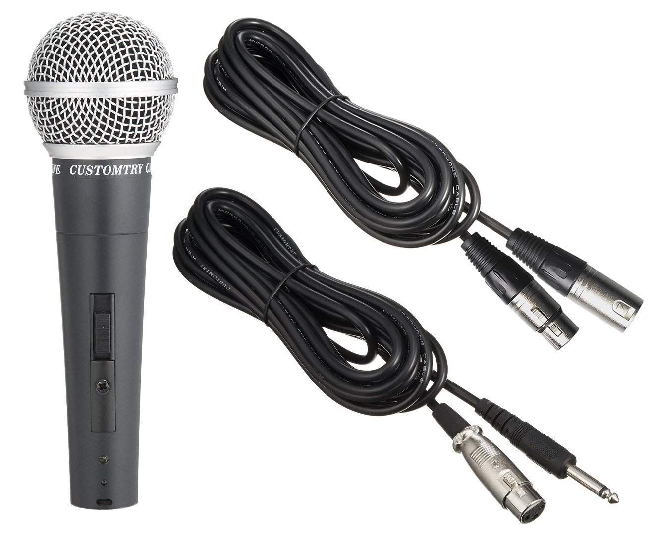 ブラック CUSTOMTRY ダイナミックマイク u0026 KC マイクケーブル(XLR-XLR 5m)セット CM-2000 ブラック + TDXLR-05