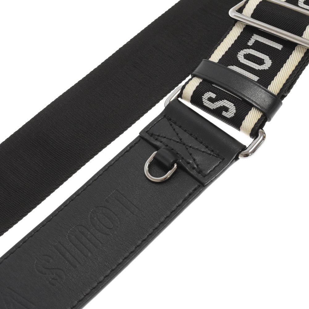新品レベル✨ルイヴィトン J02392 ショルダーストラップ ロゴ ブラック LOUIS VUITTON】ルイヴィトン『ショルダーストラップ』J02392