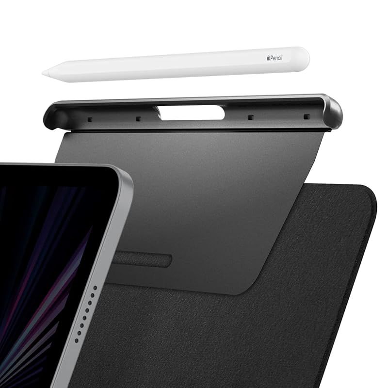 大得価，お得 【在庫限り】Spigen iPad Pencil ケース マジックキーボード Pencil ホルダー アップルペンシル対応 スリム 薄型 保護 紛失防止 APP04545 (ブラック) ケース