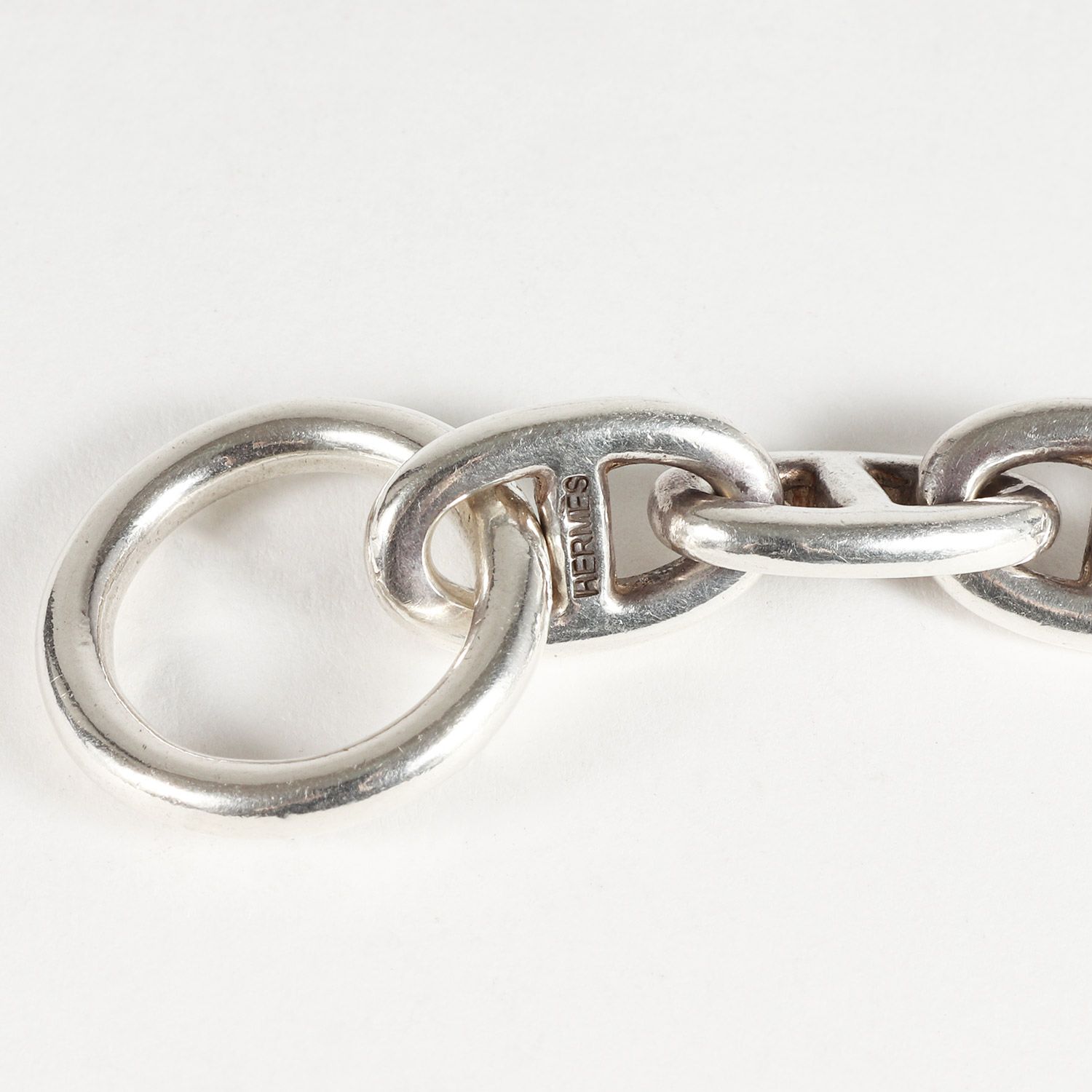 HERMES エルメス シェーヌダンクル MM / 15コマ 15LINK シルバー