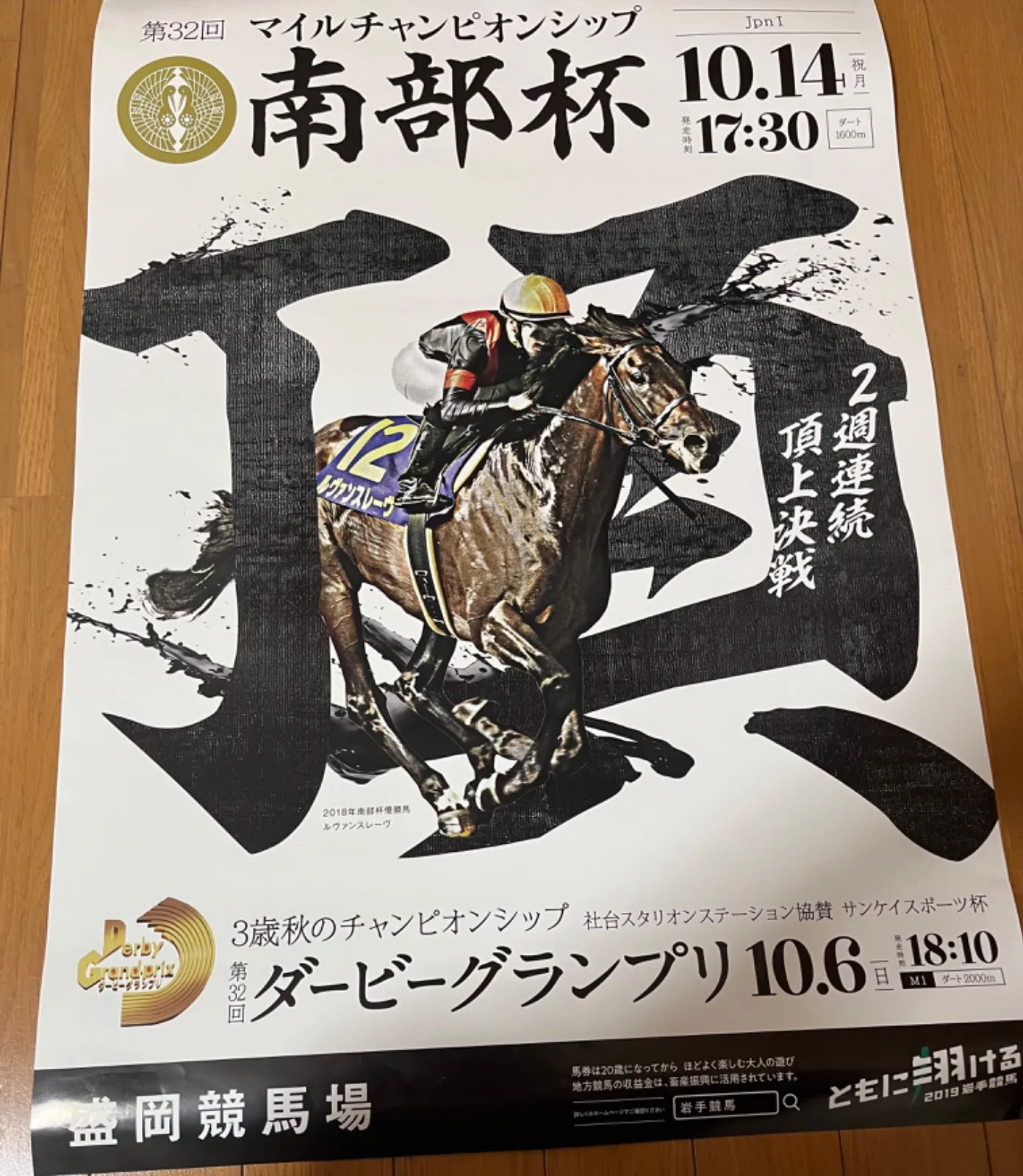 JRA 御手帳 速い 2025 黒色 カレンダー セット