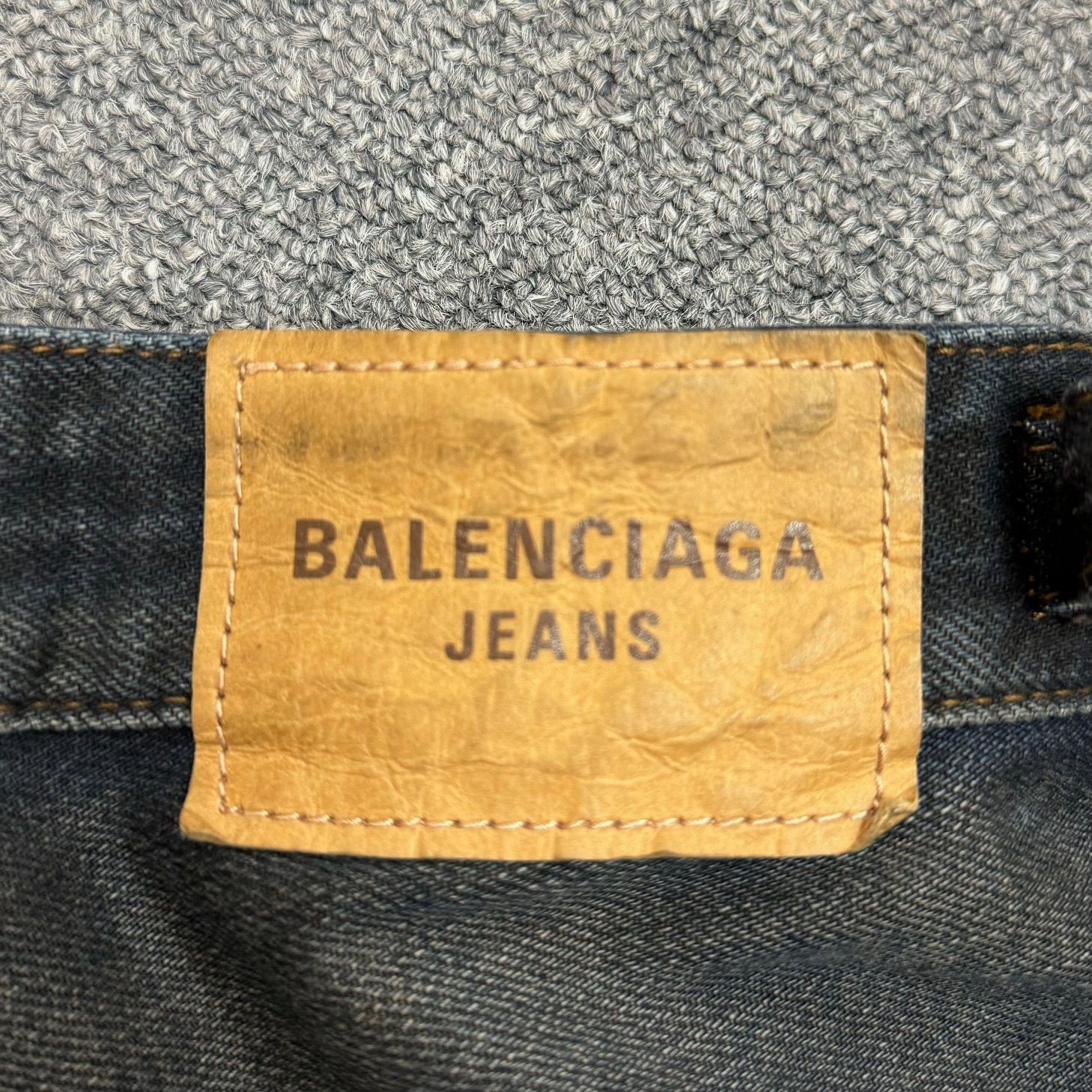 国内正規 BALENCIAGA 22AW Destroy Skate Denim Pants デストロイスケートデニムパンツ グランジ加工 バレンシアガ  697828 TMW24 インディゴ S 74478A6 - メルカリ