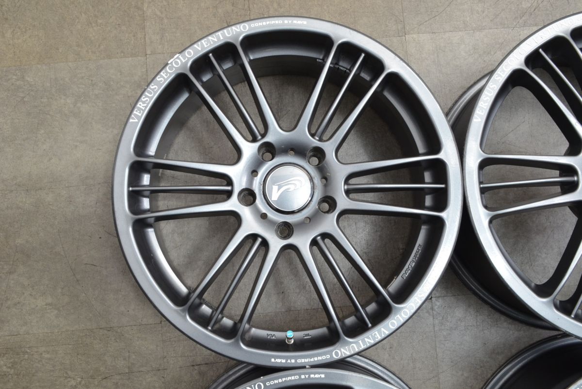 RAYS 17インチ　7JJ ＋42 114.3 5H ベルサス　４本セット ☆RAYS レイズ VERSUS SESTO TURISMO 17インチ ホイール 7JJ +42