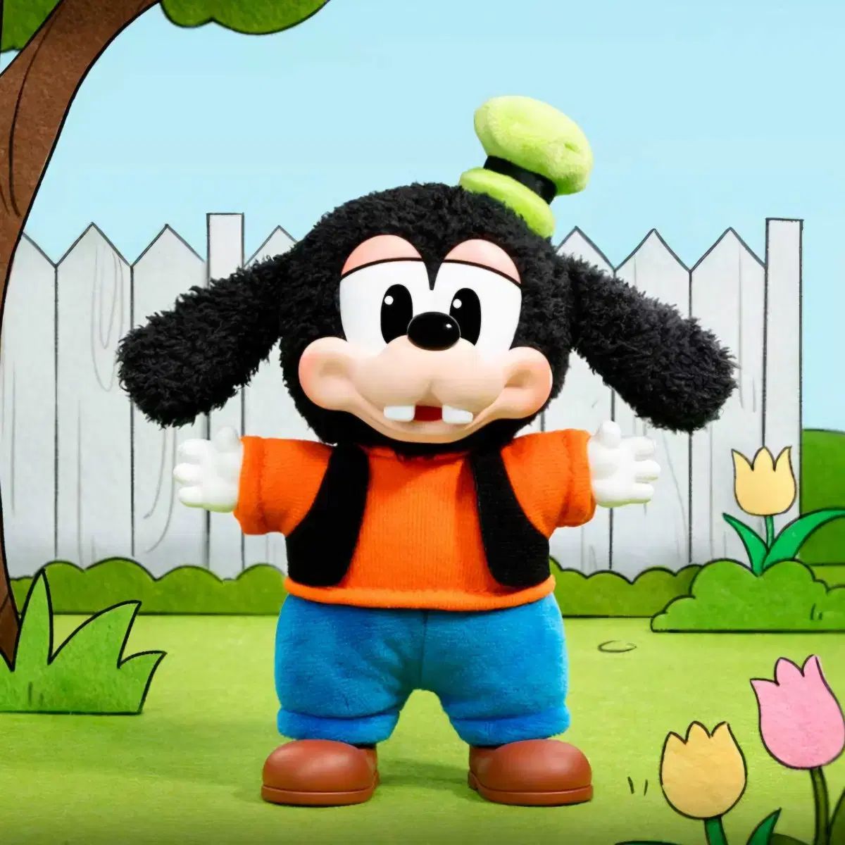 ポップマート Disney(ディズニー) ミッキー 家族 毎回 一緒 シリーズ 人形 キーリング ー グーフィー
