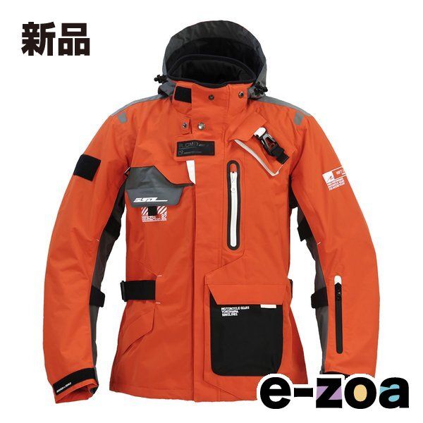 ROUGH-ROAD ラフアンドロード ウォーターシールドコマンドジャケット オレンジ|グレー-XL RR7252OR|GY5 2660206