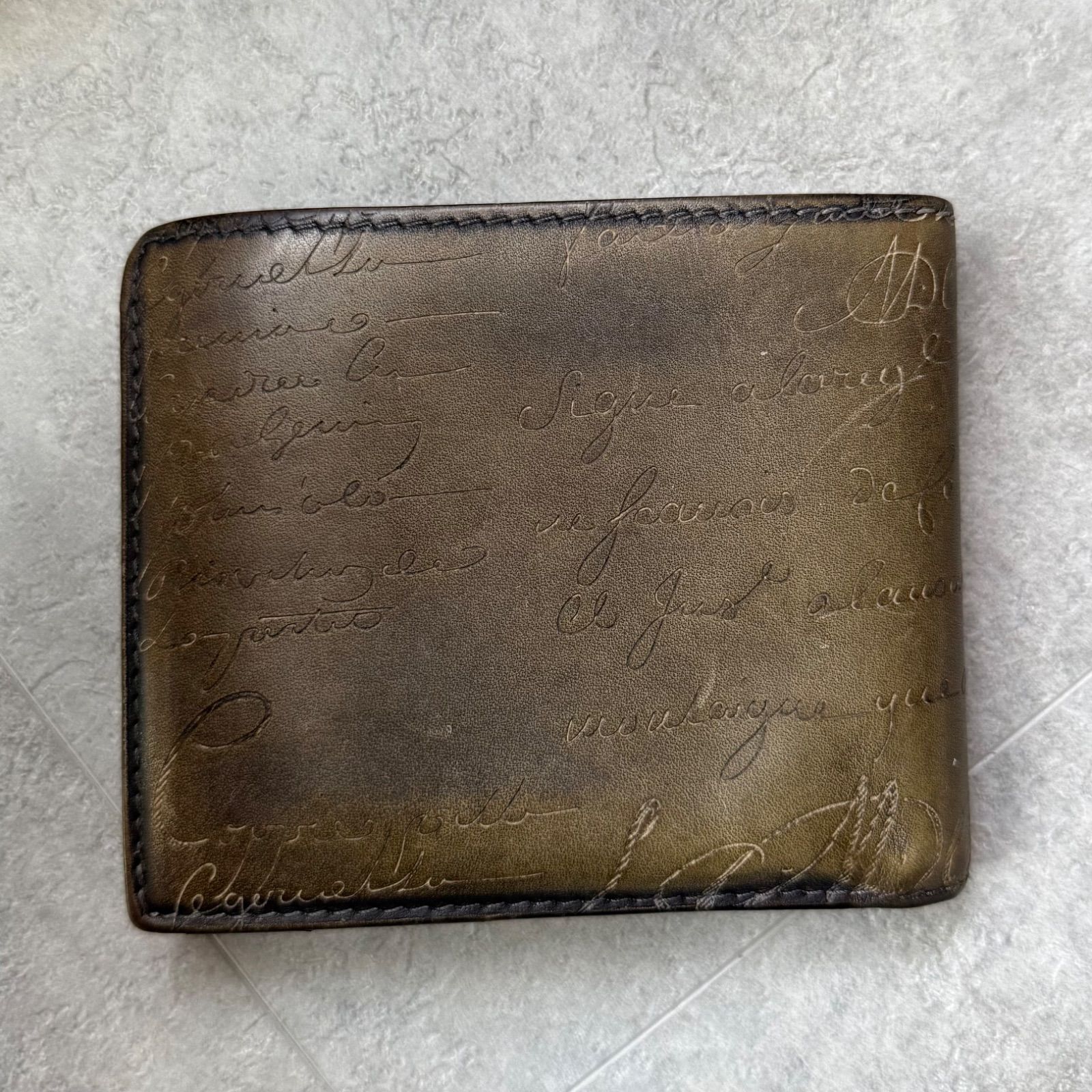 ほぼ新品　ベルルッティ　マコレ　二つ折り財布　札入れ BERLUTI - 【中古】 ベルルッティ 二つ折り 札入れ 財布