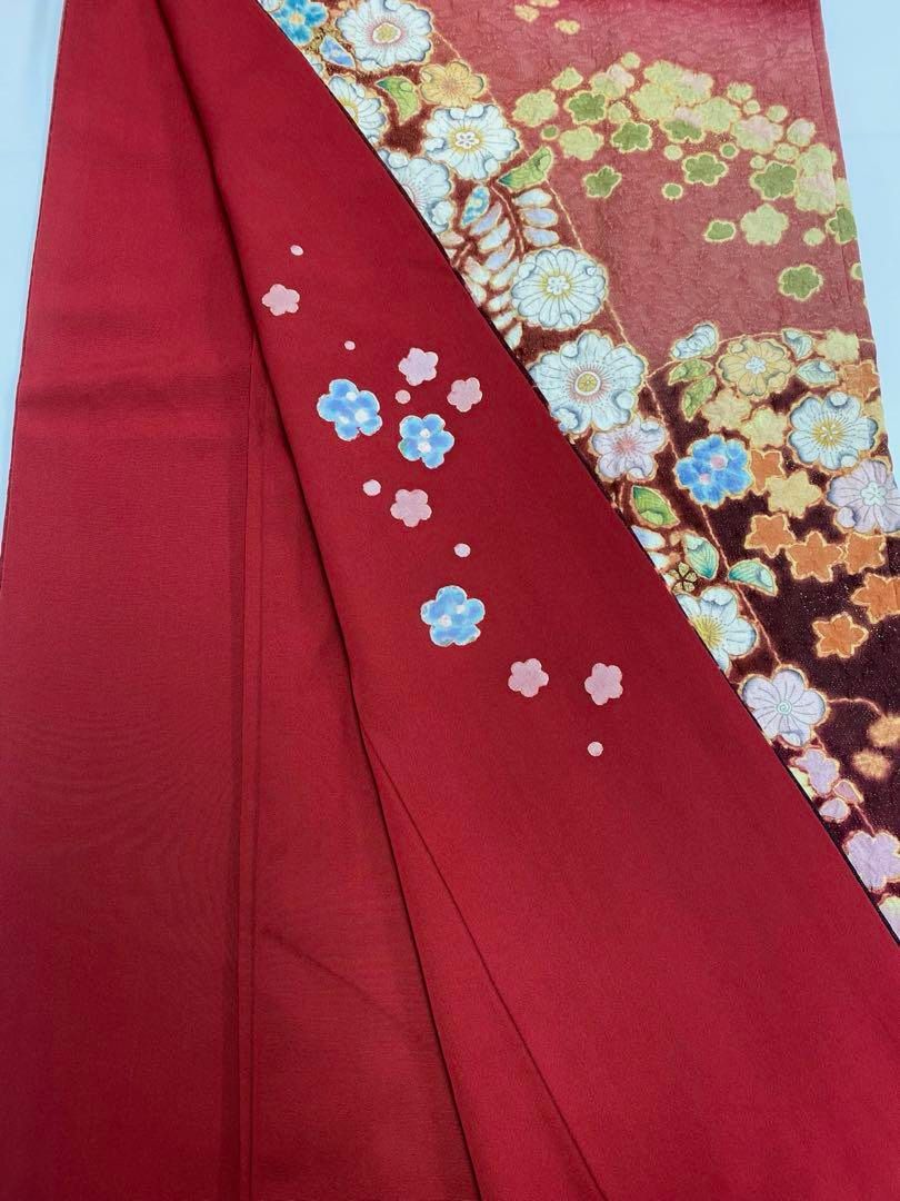 振袖 豪華 金通し 金彩 辻が花 身丈167cm 撥水加工済 - メルカリ