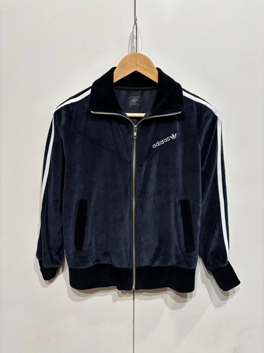 adidas アディダス ベロア トラックトップス ネイビー