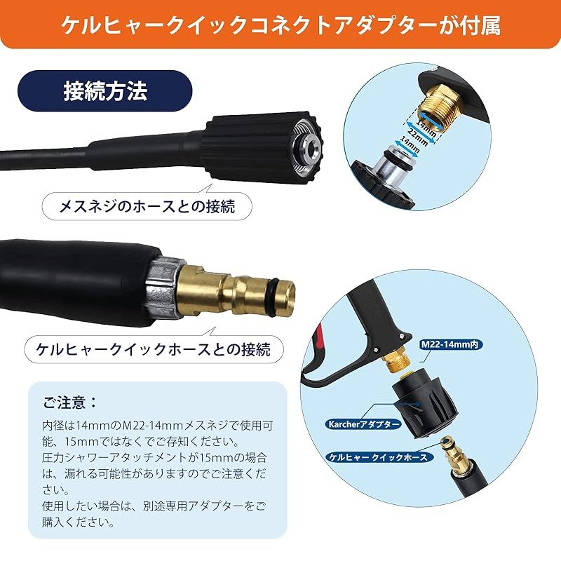 Akitsuba 高圧洗浄ショートガン