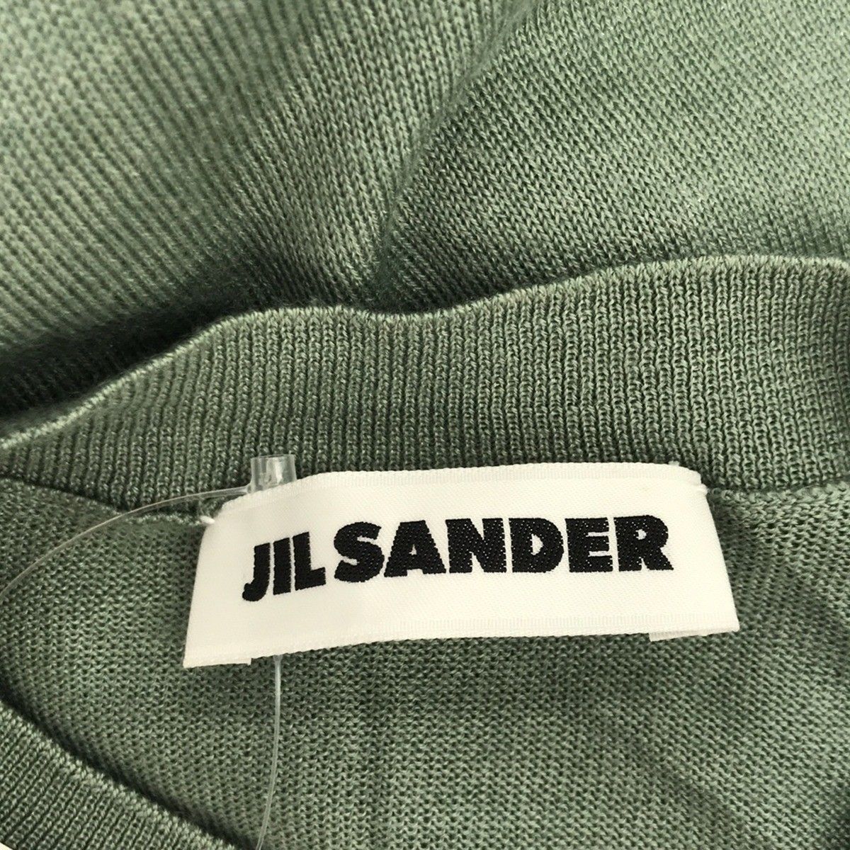 JIL SANDER ジルサンダー 22AW カシミヤシルクウールプルオーバーニットセーター J01GP0003 J14501 グリーン 34 -  メルカリ