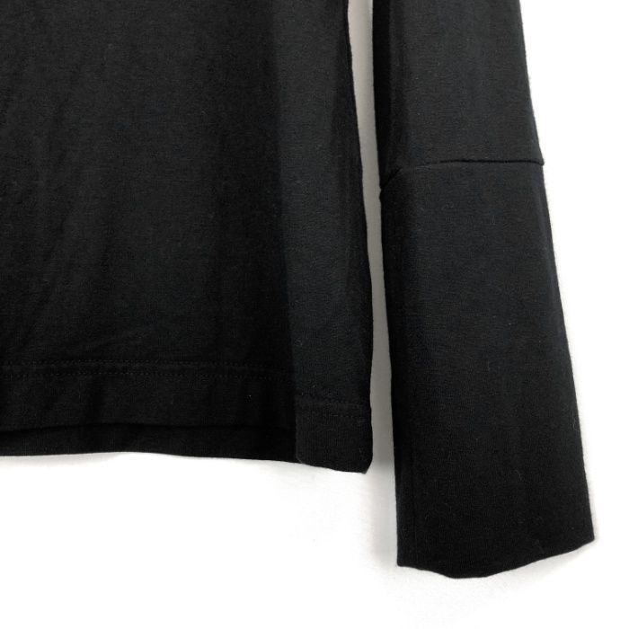 b*y様 VERONIQUE BRANQUINHO 長袖カットソー ブラック/グ VERONIQUE BRANQUIN ブラックトップス 38