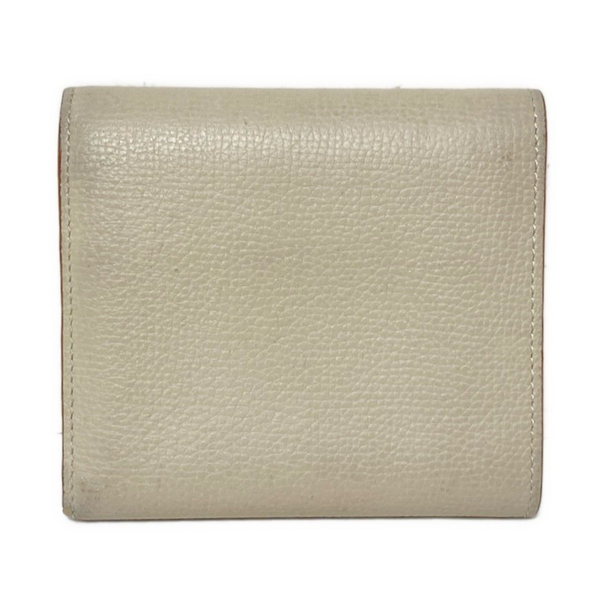 LOEWE ロエベ 3つ折り財布 - グレーベージュ レザー