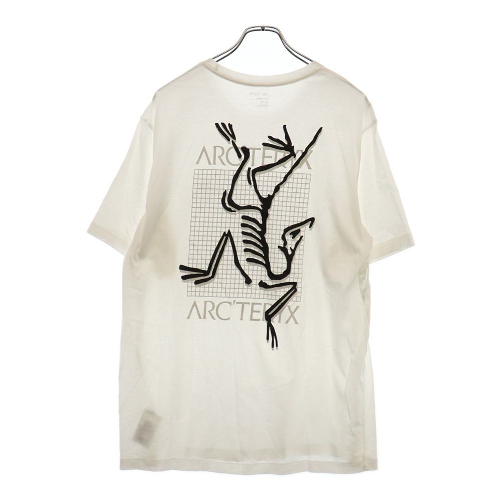 ARC'TERYX (アークテリクス) Arc' Multi Bird Logo アーク マルチ バード ロゴプリント 半袖Tシャツ カットソー ホワイト X000007747