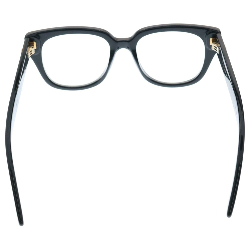 GUCCI グッチ ウェリントン 黒フチ メガネフレーム ブラック クリア GG0037O 度入り